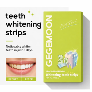 Teeth Whitening Strips 3D Gentle Stain Removing Enamel Safe Bright Smile Daily