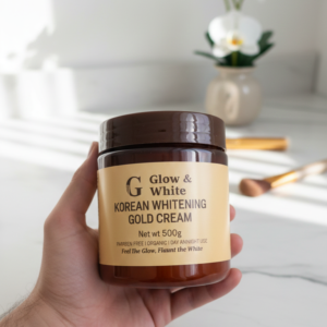 Glow & White Korean Whitening Gold Cream for radiant – bright