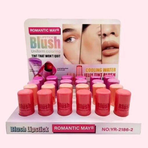 Pack Of 4 Pcs Romantic May Jelly tint Blush Stick
