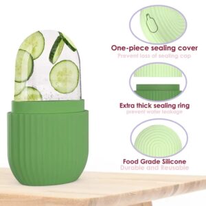 Face Ice Roller Silicone Facial Massager to Enhance Skin Glow