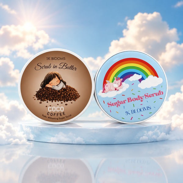 SK BLOOMS Body Scrub Set Coco Coffee And Sugar Body Scrub With Natural