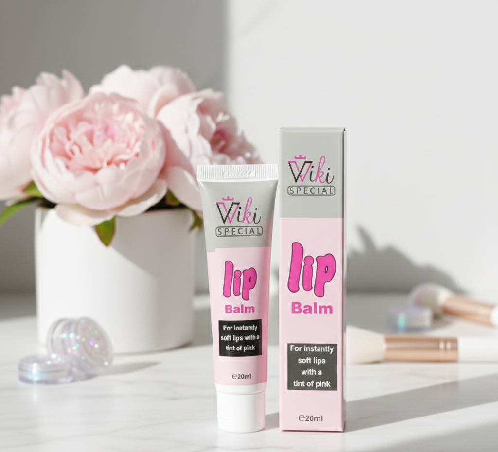 Wiki Natural Pink Lip Balm – Hydrating Tinted Lip Care – image 3