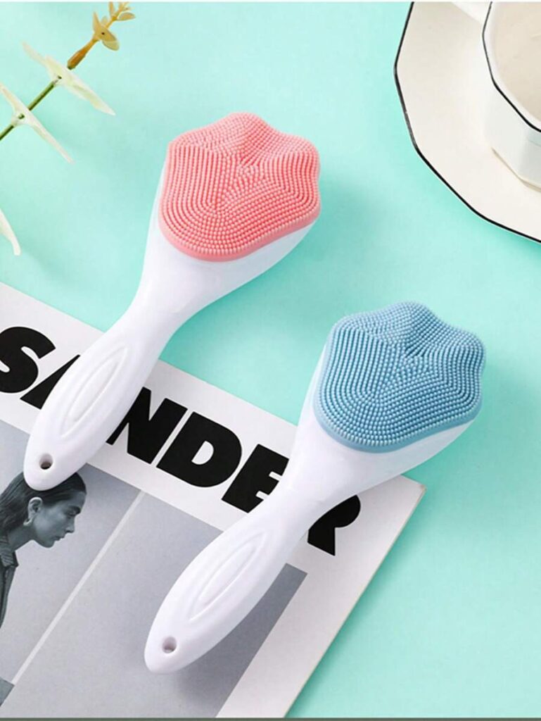 1 pcs Silicone Face Scrubber Exfoliating Brush