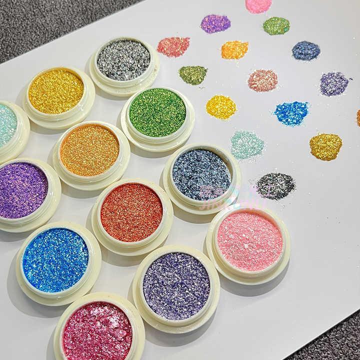 Miss Rose Multicolor High Pigmented Glitter Shimmer Eyeshadow Palette Set