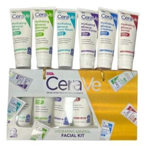 CeraVe 6 In 1 Hydrating Mineral Facial Kit For Deep Cleansing