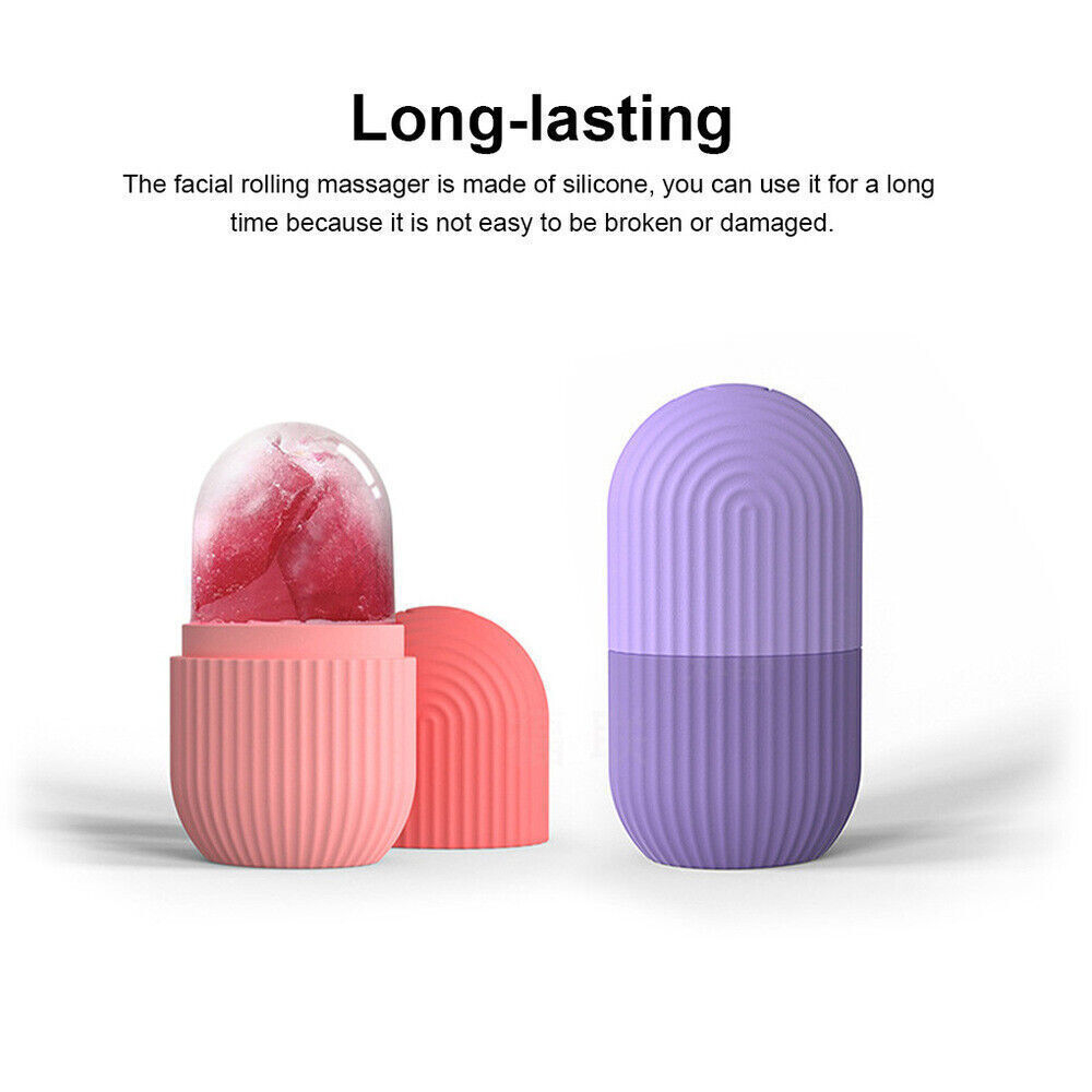 Face Ice Roller Silicone Facial Massager to Enhance Skin Glow – image 2