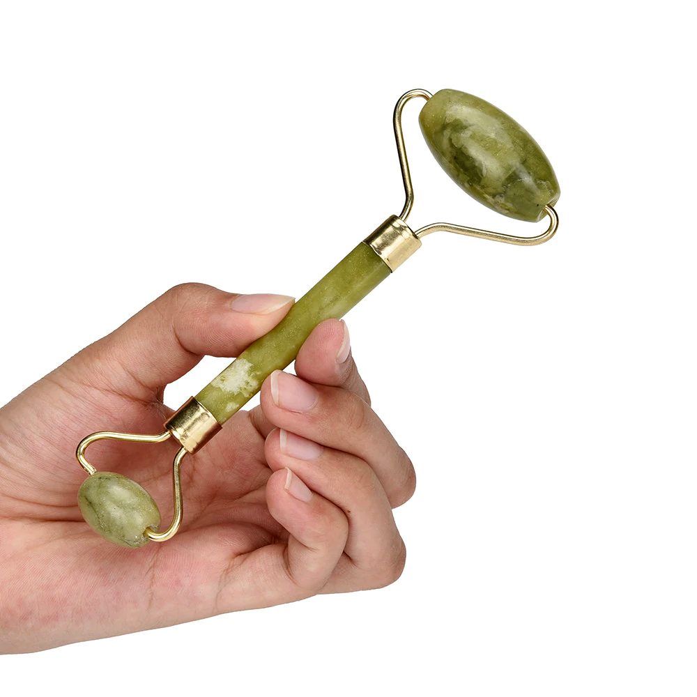 Flawless Jade Roller With Guasha (Marble Stone) Stimulates healthier skin – image 3