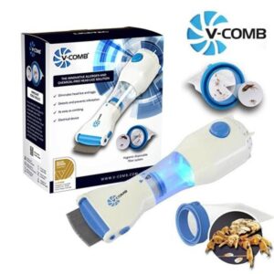 Anti Lice Metal Comb with 4 Filters