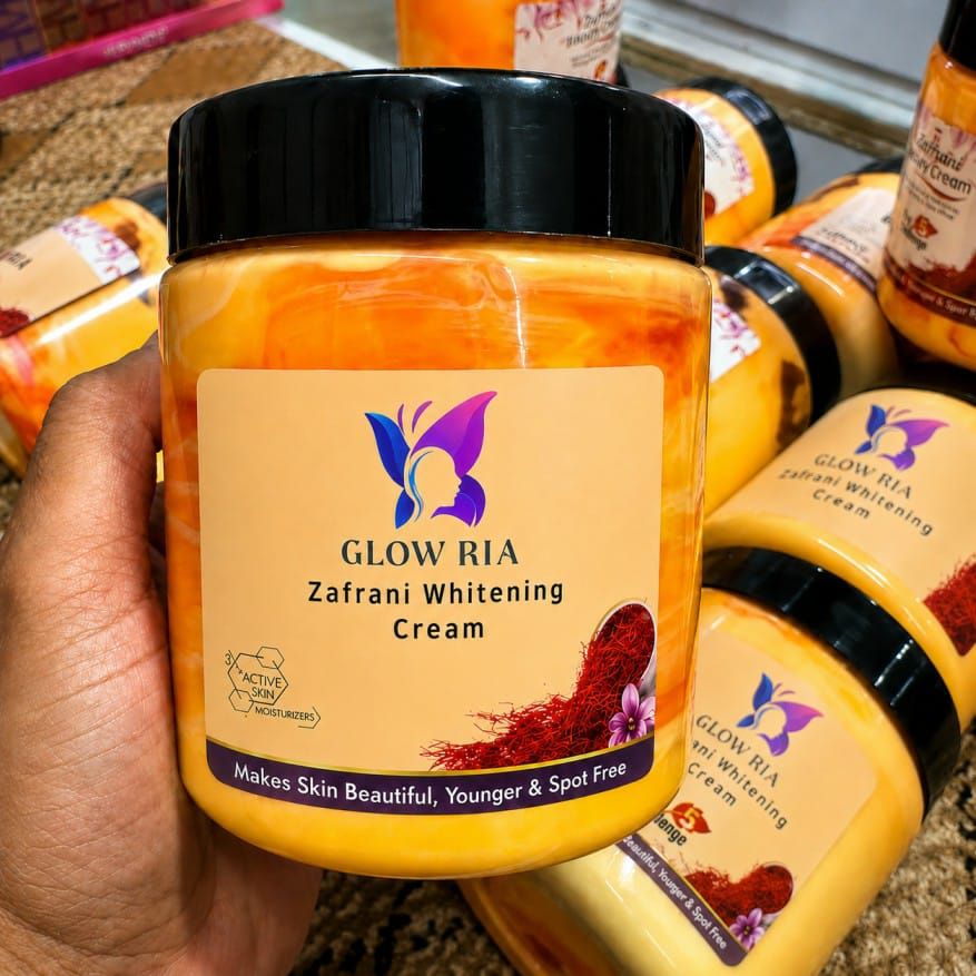 Zafrani Whitening Cream With Serum 250g Jar Brightening Formula For Soft – image 3