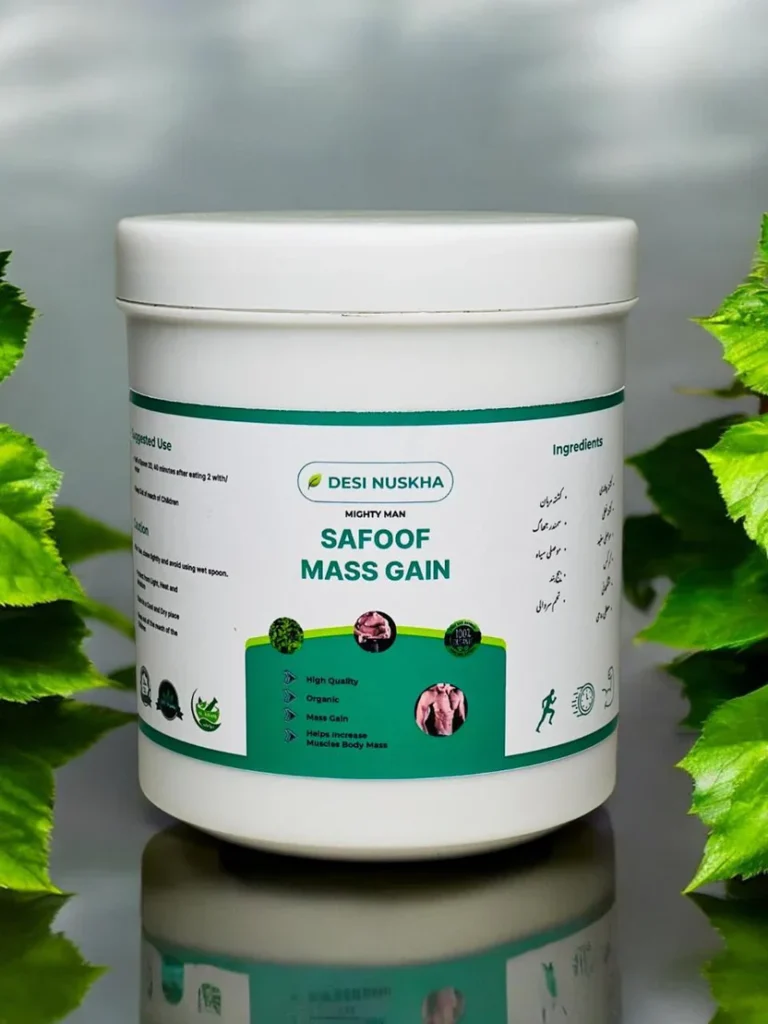Safoof Mass Gain Herbal Weight Gain Powder Natural Body Mass Support Formula