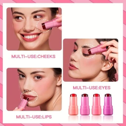 Pack Of 4 Pcs Romantic May Jelly tint Blush Stick – image 2