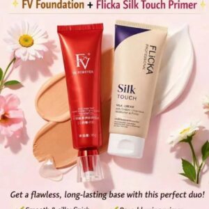 Flicka 2-In-1 Makeup Deal – Primer (60g) + Foundation (30g) Combo