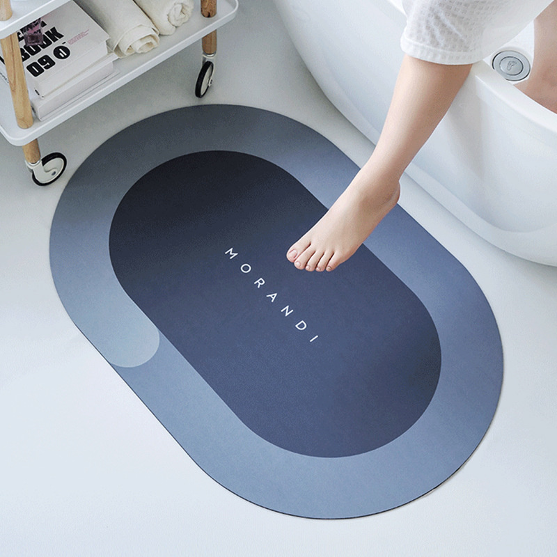 Bath Mat Super Absorbent Quick Drying Bathroom Rugs Non Slip Kitchen Entrance