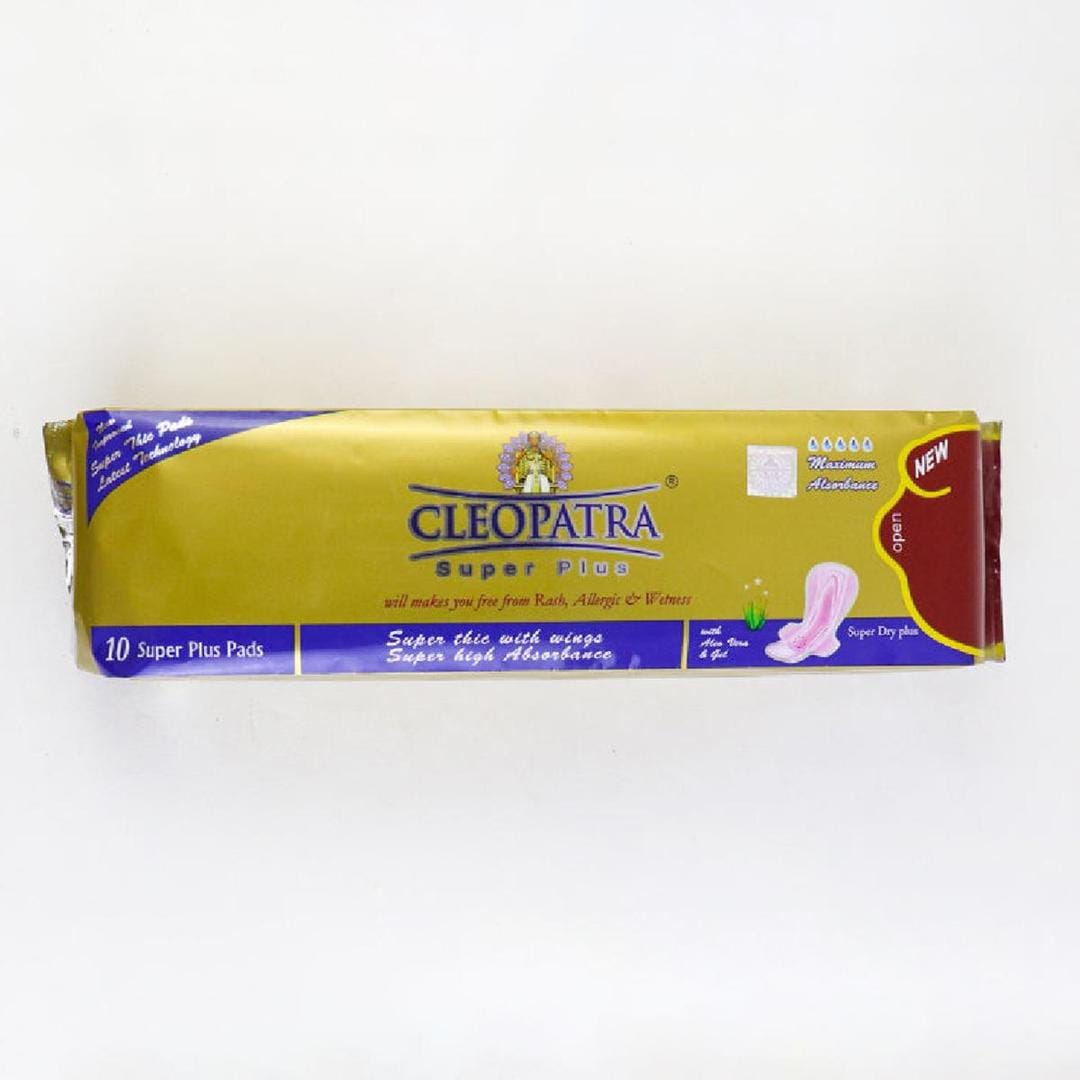 Cleopatra Super Plus Sanitary Pads – Pack of 10 Maxi Thick Pads