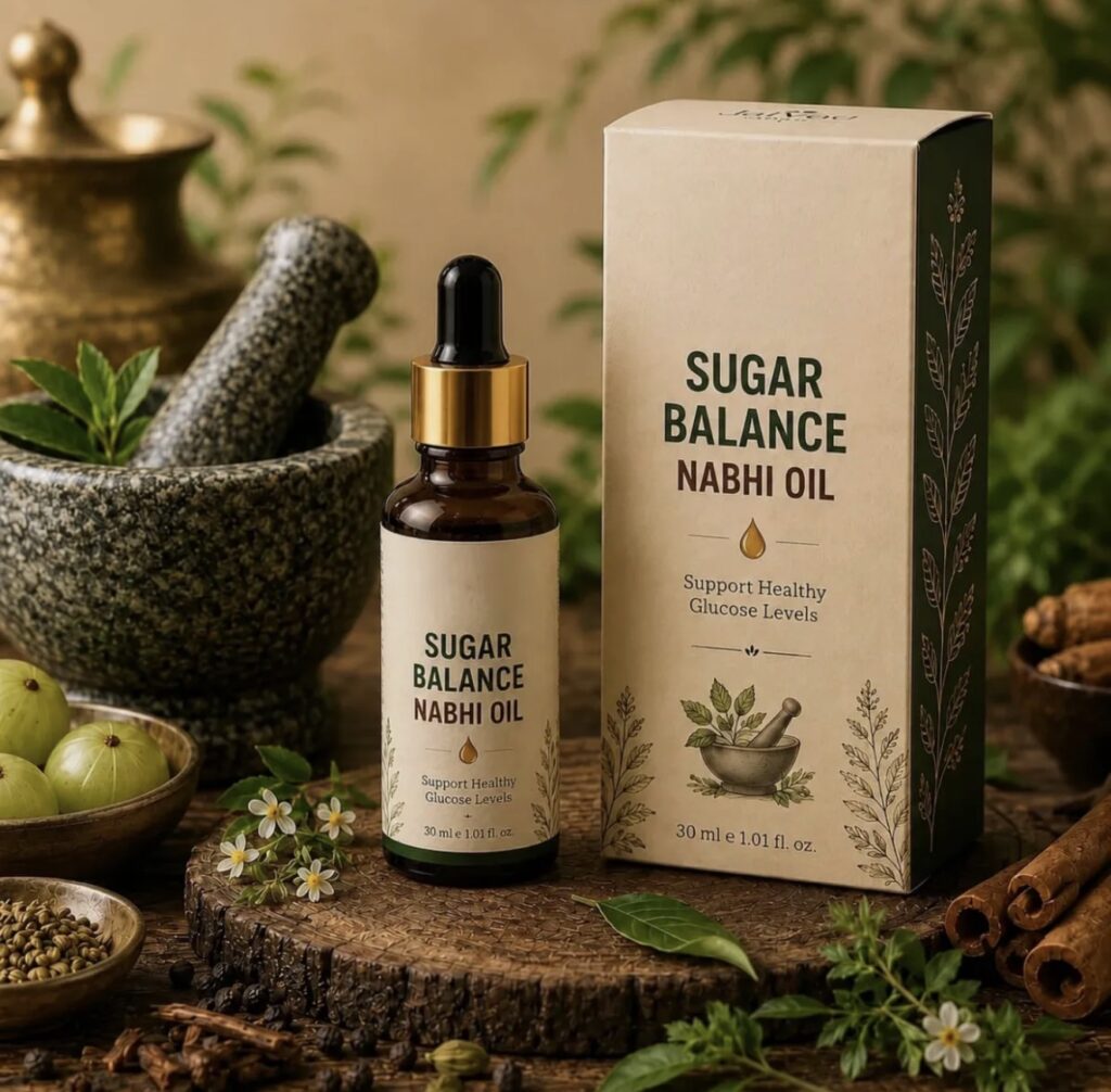 Sugar Balance Nabhi Oil 30ml Herbal Belly Button Oil Ayurvedic Nabhi Care