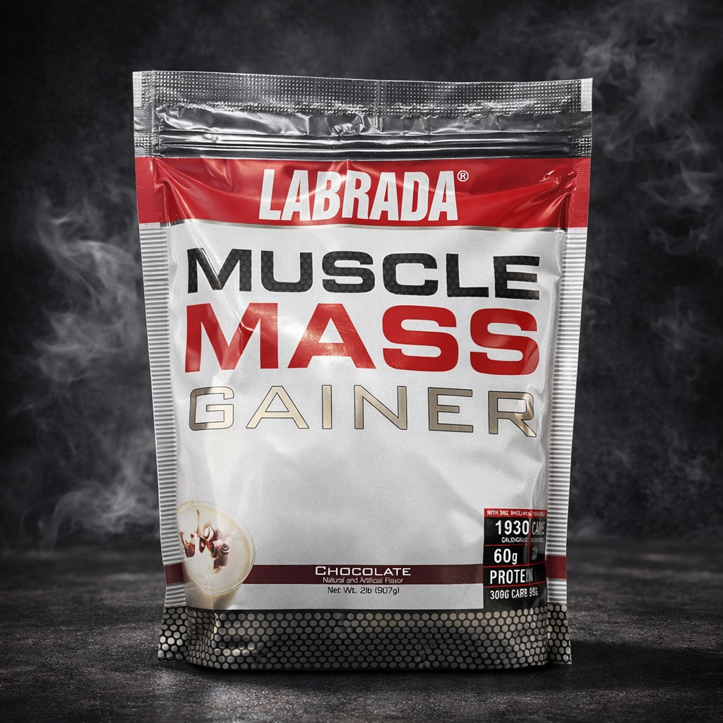 Labrada Muscle Mass Gainer Premium High-Calorie Shake – 2 LBS (907g) – image 3