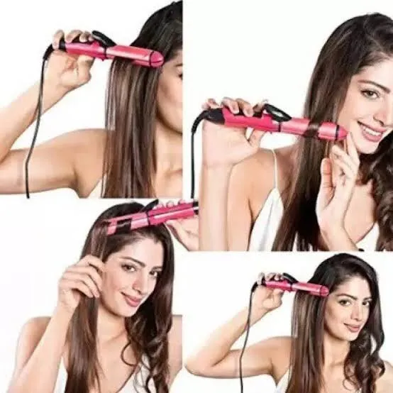 Nova 2-in-1 Hair Straightener and Curler – image 2