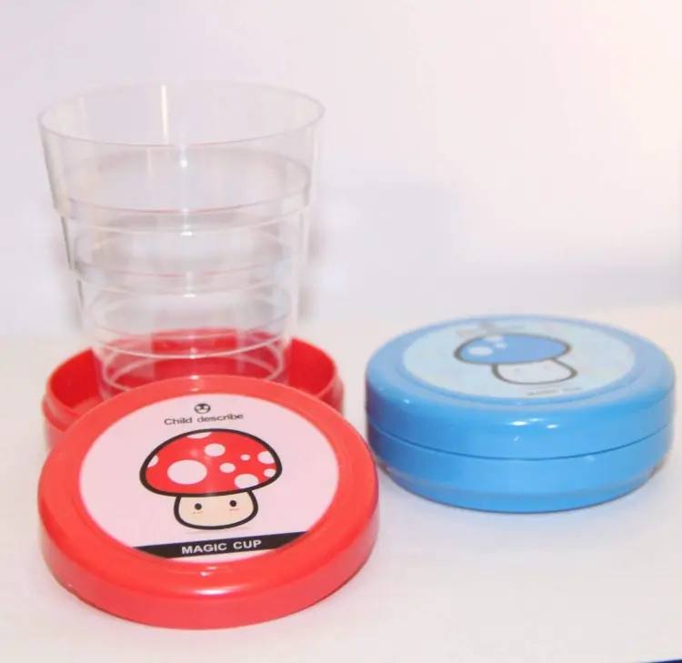 Pack of 2 Magic Glass for Kids – Folding Collapsible Magic Cup – image 3