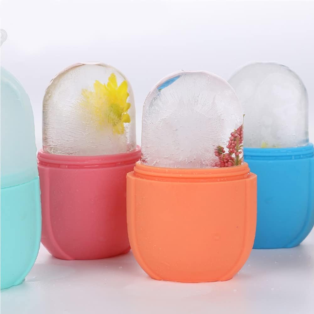 (with box ) Face Ice Roller To Enhance Skin Glow Shrink &tighten Pores Reusable
