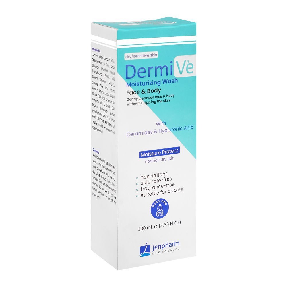 Dermive Moisturizing Wash Face And Body Gentle Formula Reliable Quality – image 3