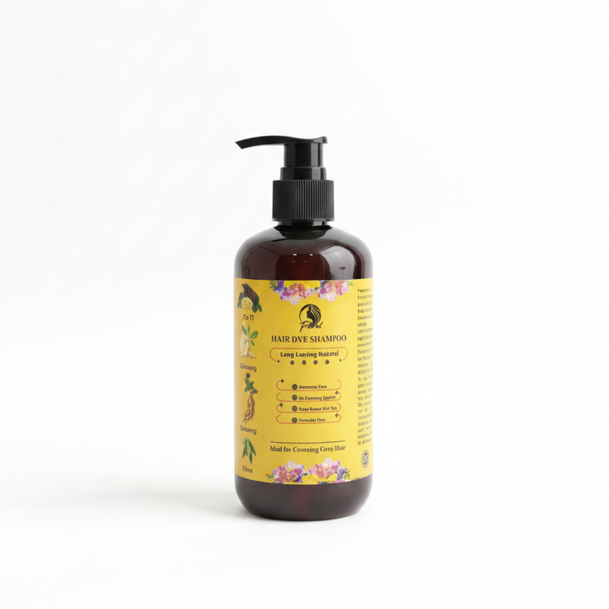 Floral Natural Hair Dye Shampoo – image 2