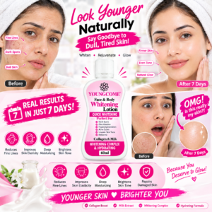 Youngcome Face & Body Whitening Lotion 60ml