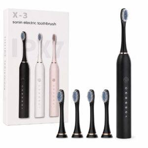 X-3 Sonic Electric Toothbrush with Replacement Heads
