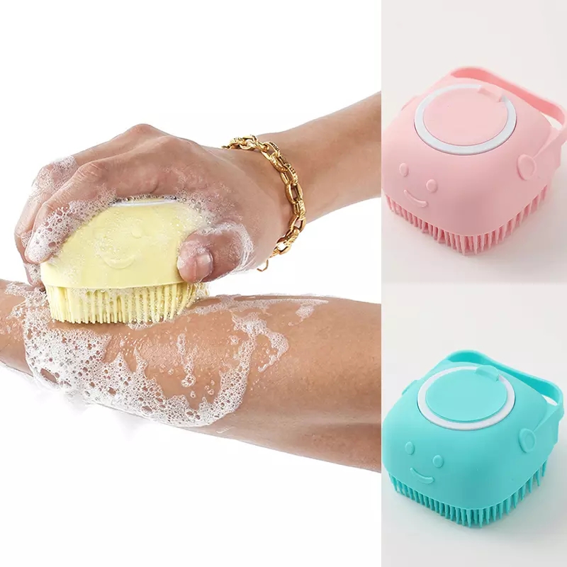 Mini Bath Brush With Box (Random Color) – image 3