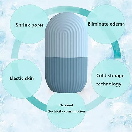 Ice Face Roller Comfortable to Grip Skin Care Beauty Ice Face Roller Mold – image 3