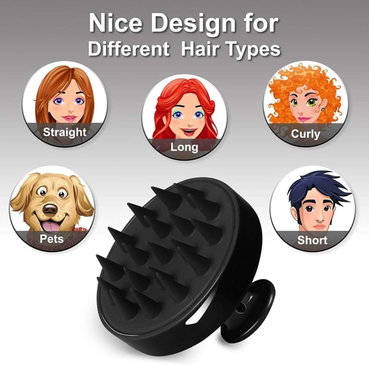1 Piece Scalp Shampoo Massager Brush – image 2