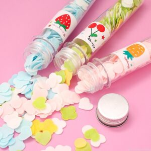 120pcs Disposable Paper Flower Soap Tube
