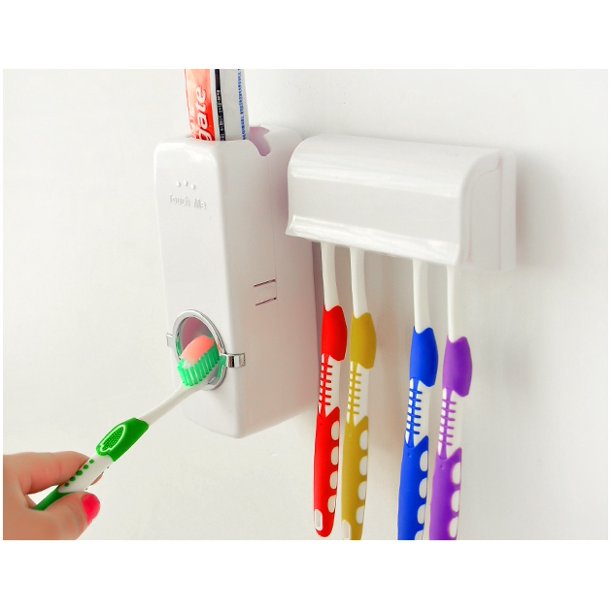 Toothpaste Dispenser Automatic Toothpaste Squeezer and Holder Set – image 2