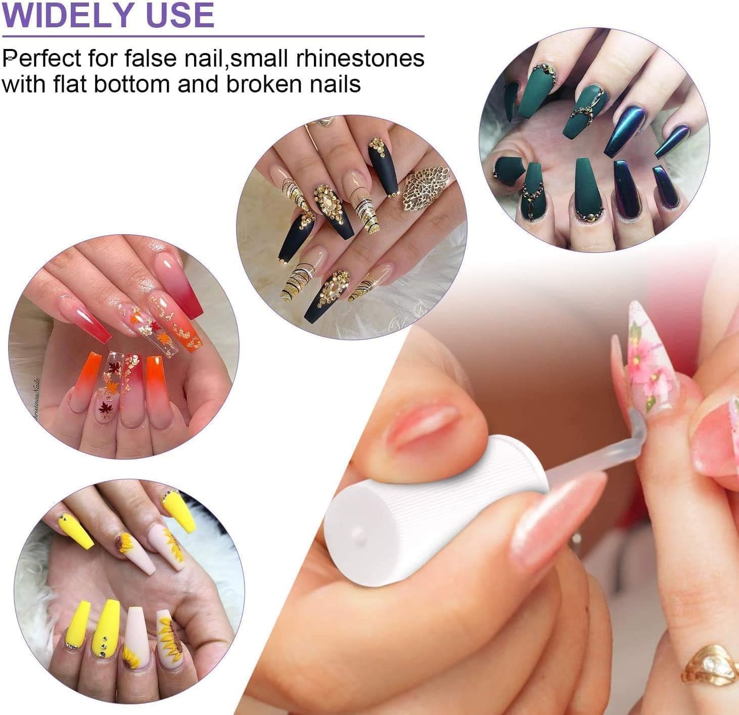 Nail Glue Strong Glue for Nail Polish – Soft Adhesive Nails – image 3