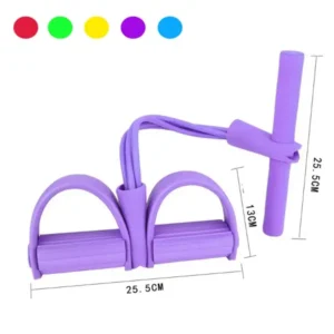 Foot Pedal Resistance Band Elastic Sit-Up Pull Rope Yoga Fitness Gym