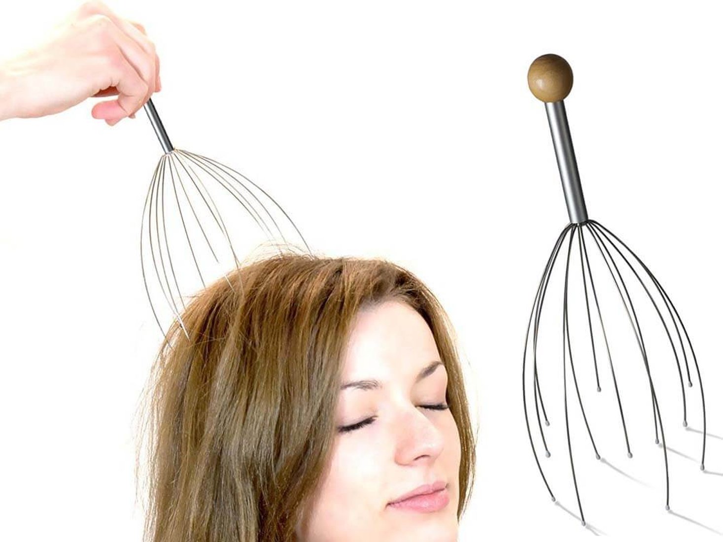Head Massager Machine Brand New And High Quality vibrating head Massager – image 2
