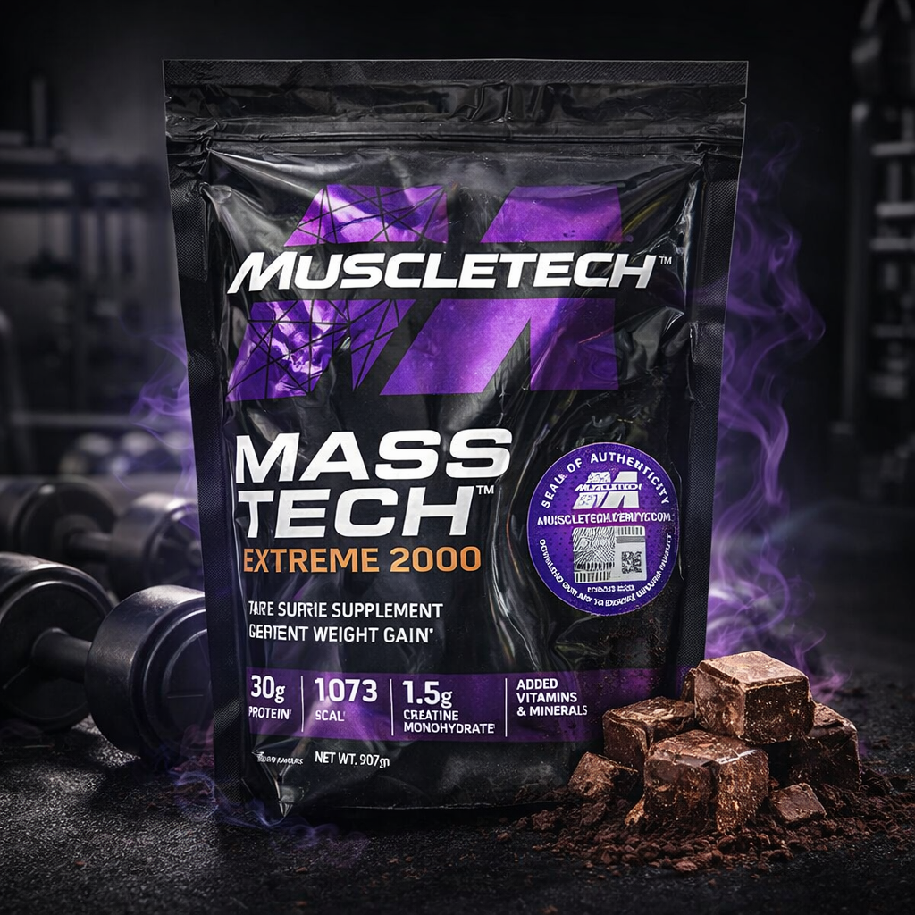 Muscletech Mass Tech Extreme 2000 Dietary Supplement Heavy Weight Gainer – image 2