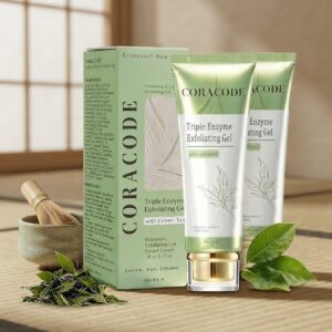 Coracode Triple Enzyme Exfoliating Gel – Gentle Face & Skin Exfoliator