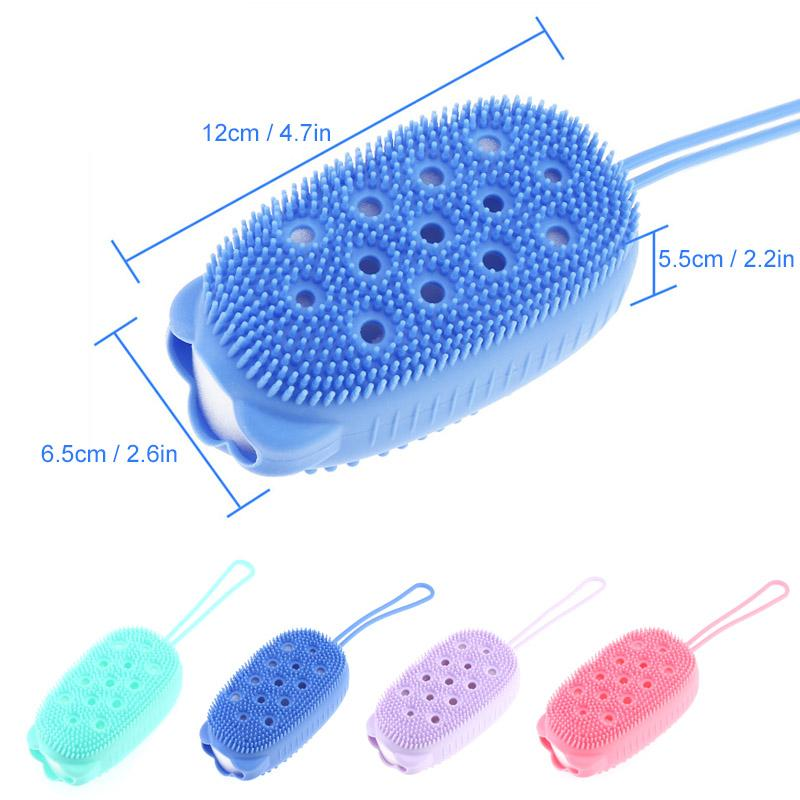 silicone soap bath massage / Bath Body Brush High Quality Silicon Bath Brush – image 2