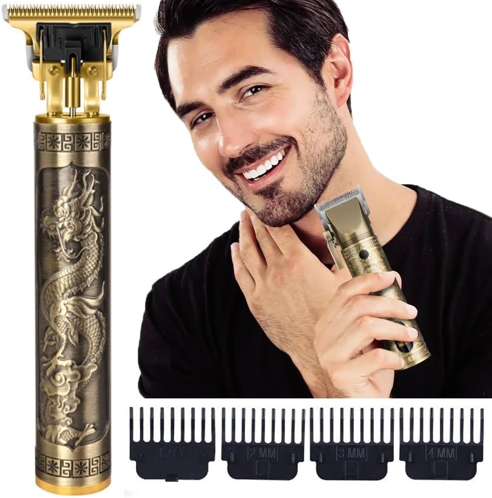 Metal Body Vintage T9 Hair Trimmer for Men