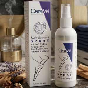Blue CeraVe Hair Removal Spray