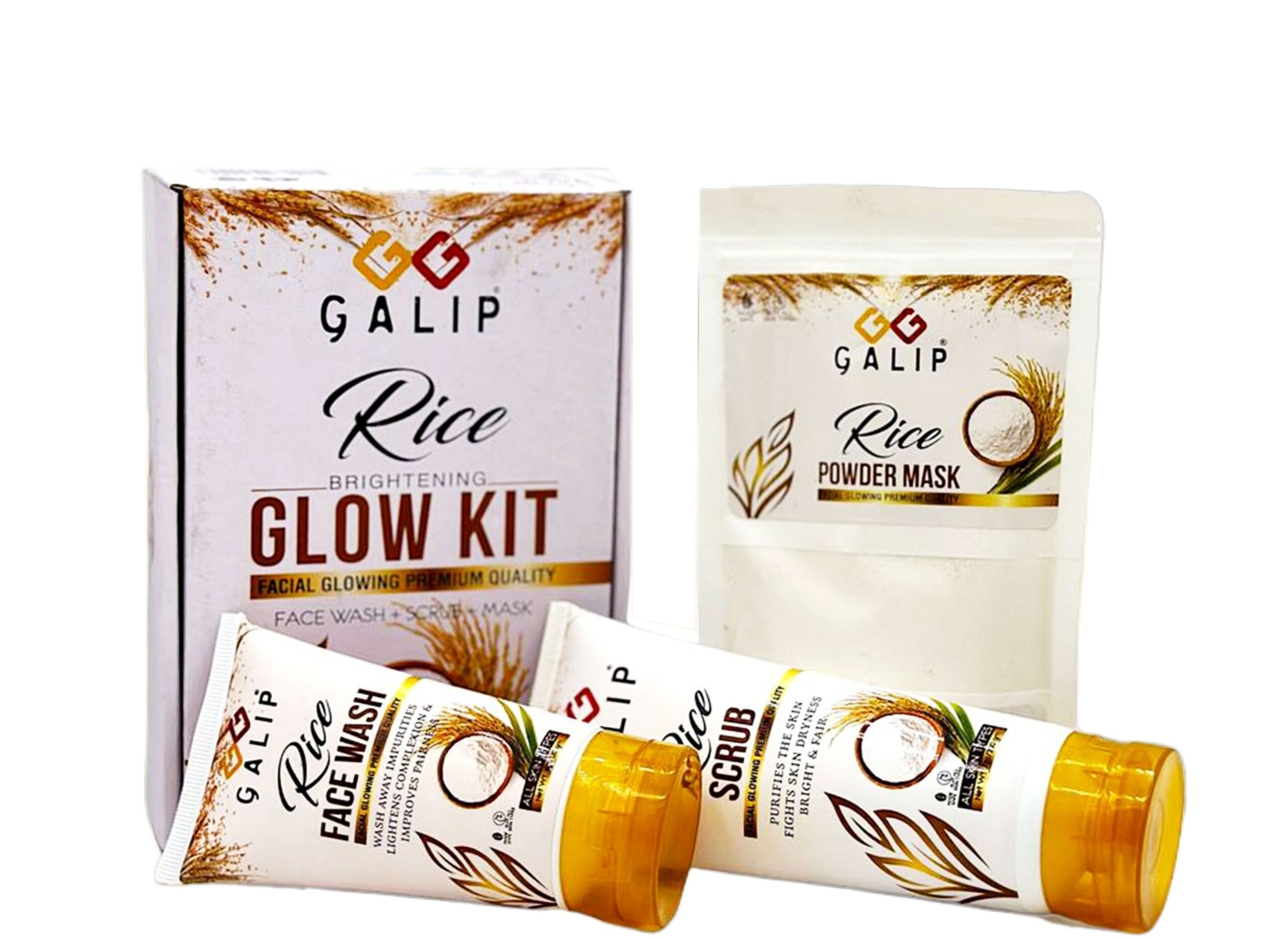 GALIP Rice Glow Kit - Korean Glow Mask - Korean Glow Kit – image 2
