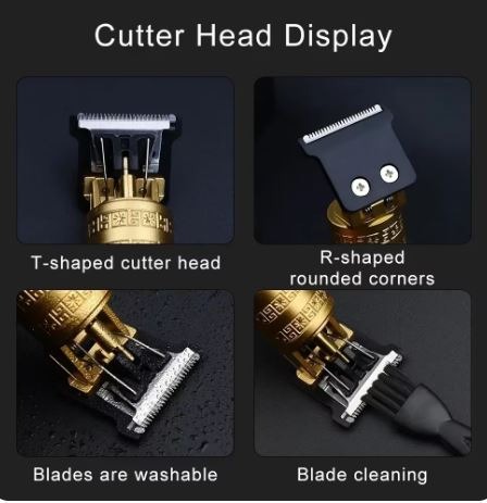 Metal Body Vintage T9 Hair Trimmer for Men – image 3