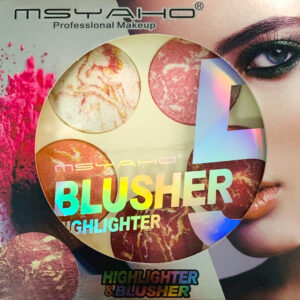 5-in-1 MSYAHO Professional Makeup Palette – 3D Highlighter – Blusher