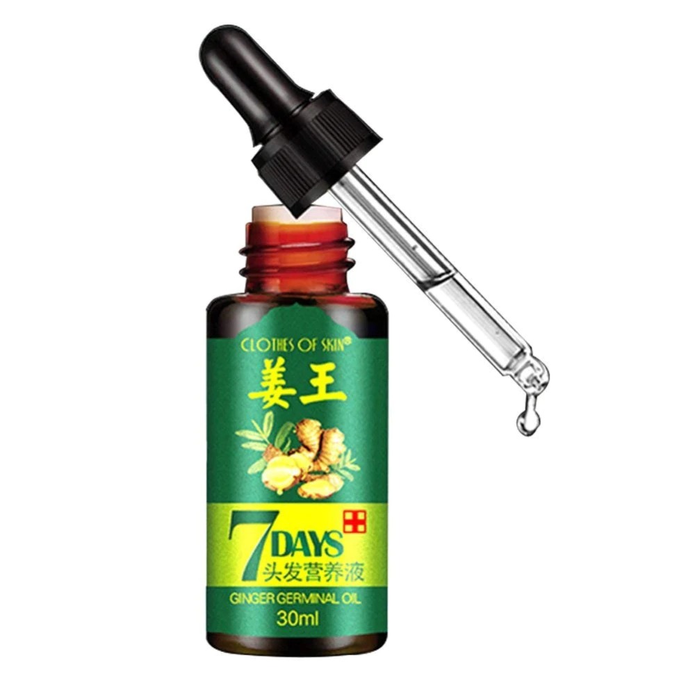 7 Day Ginger Germinal Oil Hair Nutrient Solution Hair Growth Essence Liquid