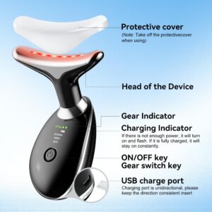 Rechargeable Face Massager Neck Device Against Wrinkles