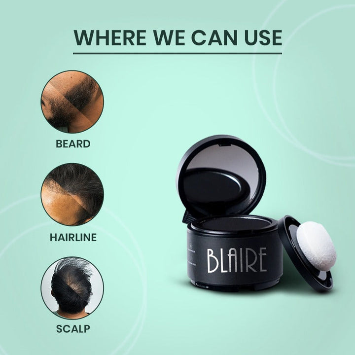 BLAIRE Hair Filler Powder – Instant Root & Thinning Hair Concealer – image 3