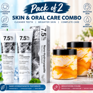 Pack of 2 Nano-Hydroxyapatite Toothpaste + Zafrani Cream Combo