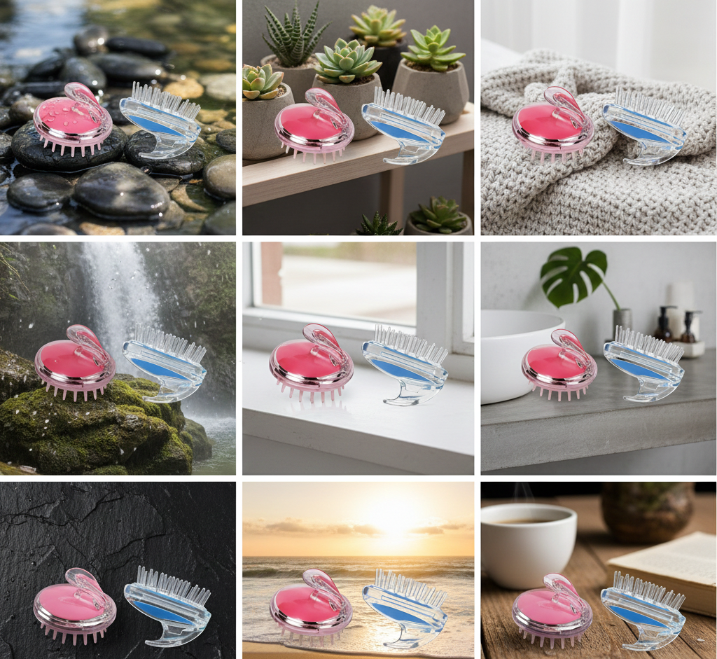Hair Wash Brush & Scalp Massage Comb – image 2