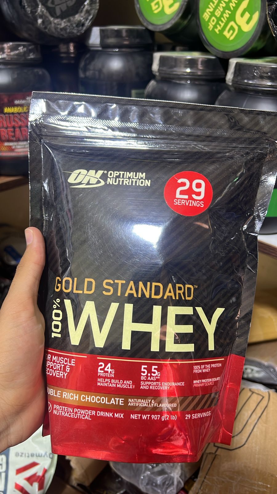 Optimum Nutrition (ON) Gold Standard 100% Whey Protein Powder – image 2