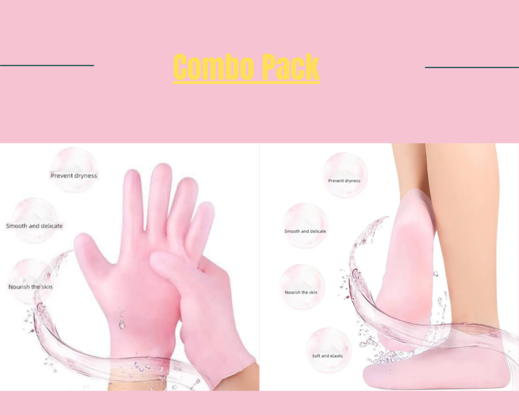 (Combo Pack) Moisturizing Glove and Socks Set